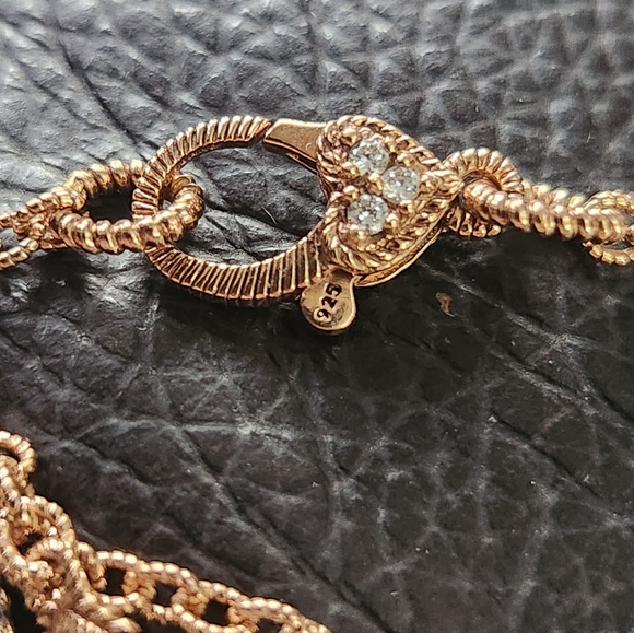 Judith RIPKA rose Gold Necklace - Picture 5 of 7